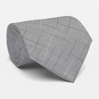 Sketchy Stripes | Speckled Grey Tie