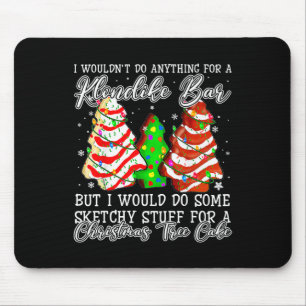 Sketchy Stuff For Some Christmas Tree Cakes Debbie Mouse Pad