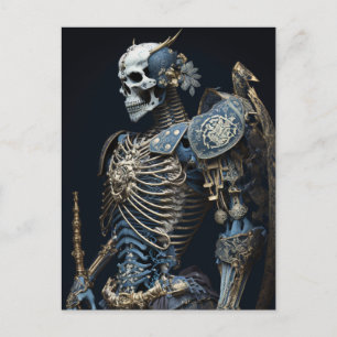 Sketetal Warrior Postcard