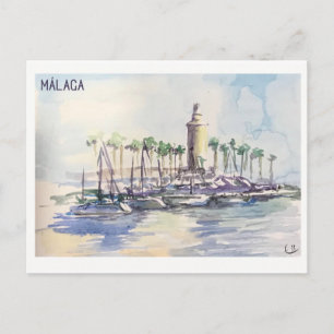 Skethchbook pages. Málaga Postcard