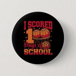 Sketll 100th Day Of School 100 Days Of School 6 Cm Round Badge