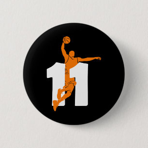 Sketll 11 Years Old Sketll 11th Birthday 6 Cm Round Badge