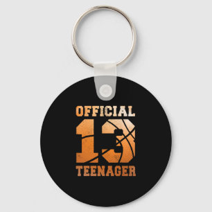 Sketll 13th Birthday Official Teenager Boy 13 Year Key Ring