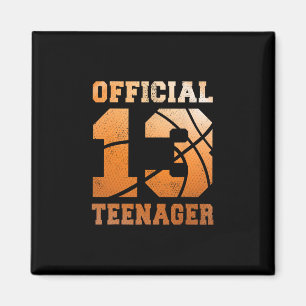 Sketll 13th Birthday Official Teenager Boy 13 Year Magnet