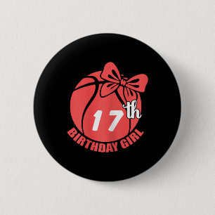 Sketll 17th Birthday Sketll Player 6 Cm Round Badge