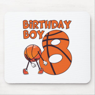 Sketll 8th Birthday Boy Sketll Player 8 Year Old B Mouse Pad