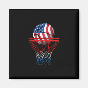 Sketll American Patriotic 4th Of July Us Flag Men Magnet