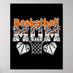 Sketll Apparel Mum Mother Mama Leopard Sketll Poster