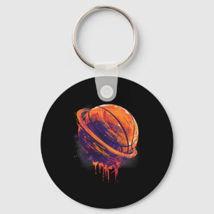 Sketll Artwork Sketll Lover Planet Watercolor Key Ring