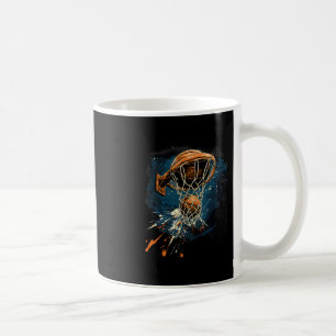 Sketll Artwork Slam Dunk Splash Sketll Player Hoop Coffee Mug