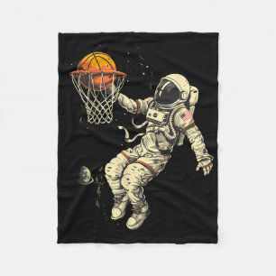 Sketll Astronaut Drawing Sketll Lover Slam Dunk  Fleece Blanket