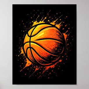Sketll Athlete Jump Team Sport Poster