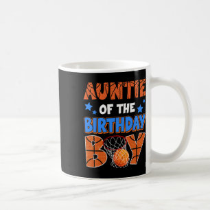 Sketll Auntie Of The Birthday Boy Family Matching Coffee Mug
