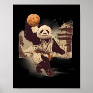 Sketll Bear Artwork Temple Drawing Sketll Lover Poster