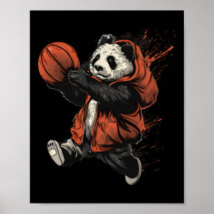 Sketll Bear Sketll Lover Animal Art Drawing Poster