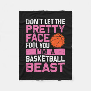 Sketll Beast Tee Women Teen Girl Sketll Lover Spor Fleece Blanket