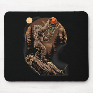 Sketll Bigfoot Gorilla Nature Artwork Sketll Playe Mouse Pad