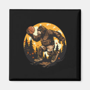 Sketll Bigfoot Gorilla Nature Drawing Sketll Lover Magnet