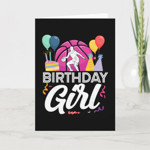 Sketll Bll Birthday Girl Female Birthday Girl 1  Card