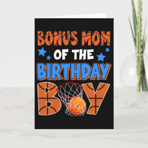 Sketll Bonus Mum Of The Birthday Boy Family Matchi Card