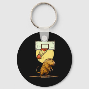 Sketll Capyra Slam Dunk Bll Player Sketll Lover Key Ring