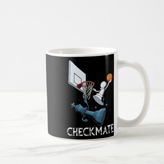 Sketll Checkmate Chess  Coffee Mug (Right)