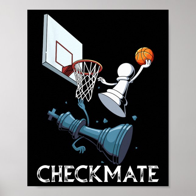 Sketll Checkmate Chess  Poster (Front)