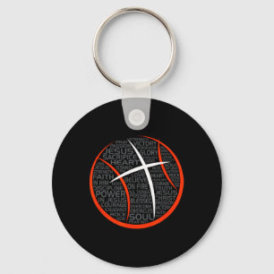 Sketll Christian Athlete Jesus Key Ring