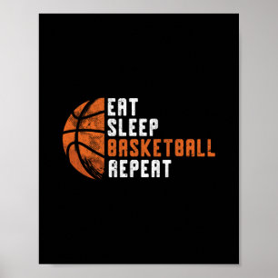 Sketll Coach Eat Sleep Sketll Repeat Sketll Poster
