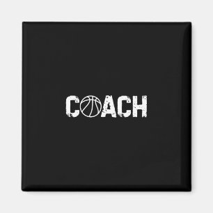 Sketll Coach Trainer Coaching Funny Vintage Magnet