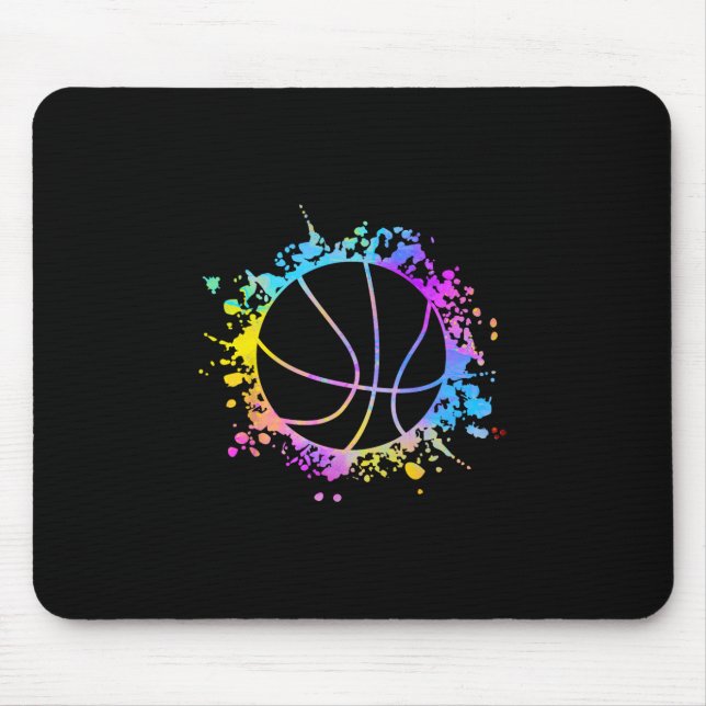 Sketll Colourful Splatters Teenssket Ll Coaches  Mouse Pad (Front)