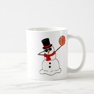Sketll Dabbing Snowman Light Christmas Sketll Play Coffee Mug