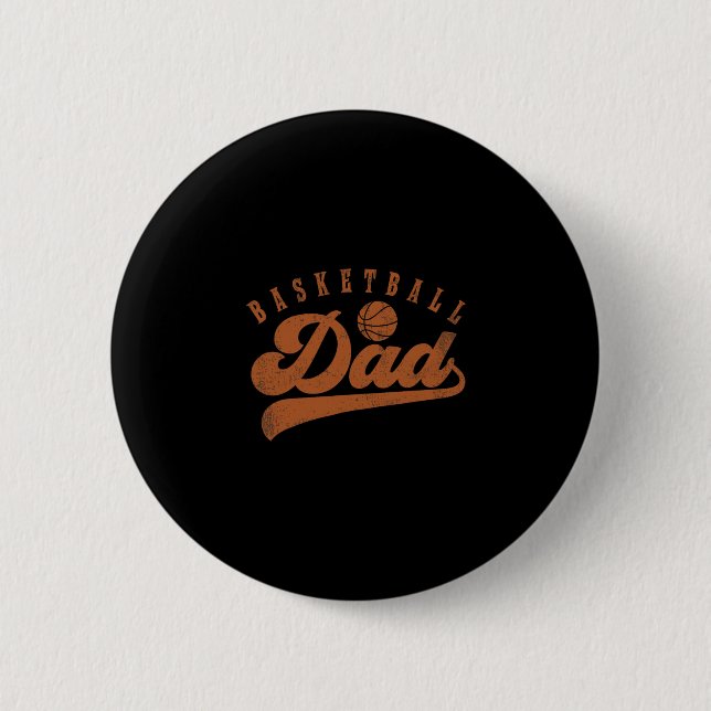 Sketll Dad  6 Cm Round Badge (Front)