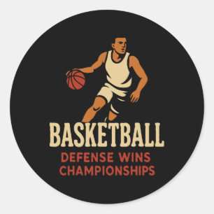 Sketll – Defense Wins Sketll Championships Classic Round Sticker