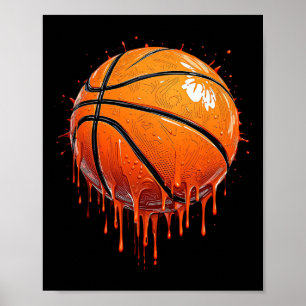 Sketll Dripping Ice Cream Sell Player Boys Kids Poster