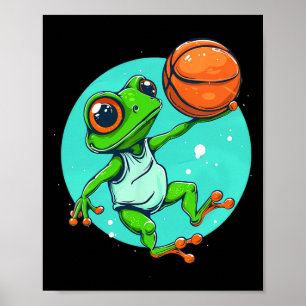 Sketll Frog Artwork Toad Watercolor Sketll Player Poster