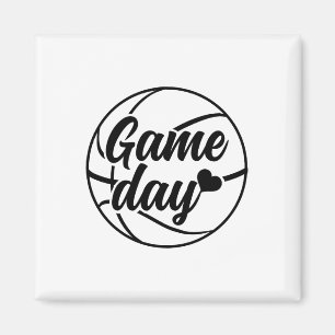 Sketll Game Day Sports Bll Coach Sketll Player Magnet
