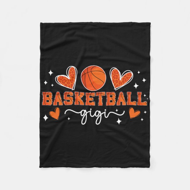 Sketll Gigi Grandma Heart Gigi Of A Sketll Player  Fleece Blanket (Front)