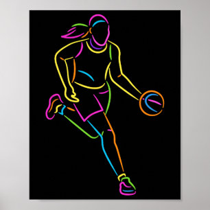 Sketll Girl Bll Kids Women Girls Sketll  Poster
