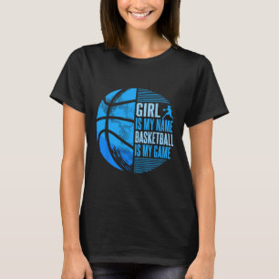 Sketll Girl Sketll Player Girls  T-Shirt