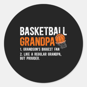 Sketll Grandpa Definition Sketll Player Grandfathe Classic Round Sticker