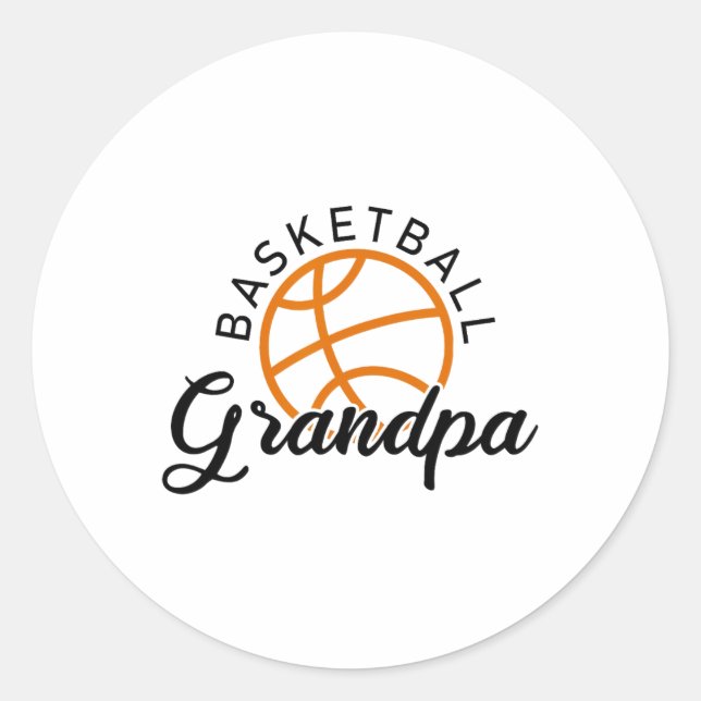 Sketll Grandpa Matching Family Funny Sketll Lover  Classic Round Sticker (Front)