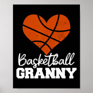 Sketll Granny Heart Funny Heartfelt Love Sketll Poster