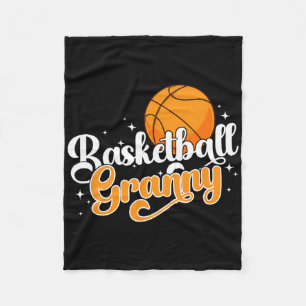 Sketll Granny Of A Sketll Player Granny Fleece Blanket