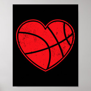 Sketll Heart Love Valentines Day Graphic Women Kid Poster