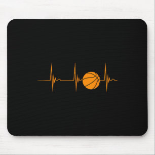 Sketll Heartbeat Ekg Pulse Sports Playing Sketll Mouse Pad