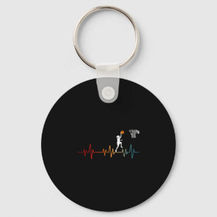 Sketll Heartbeat For Women And Girls Key Ring