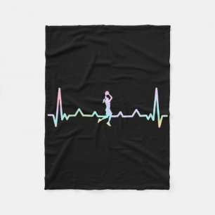 Sketll Heartbeat Gift Apparel Teen Girl  Fleece Blanket