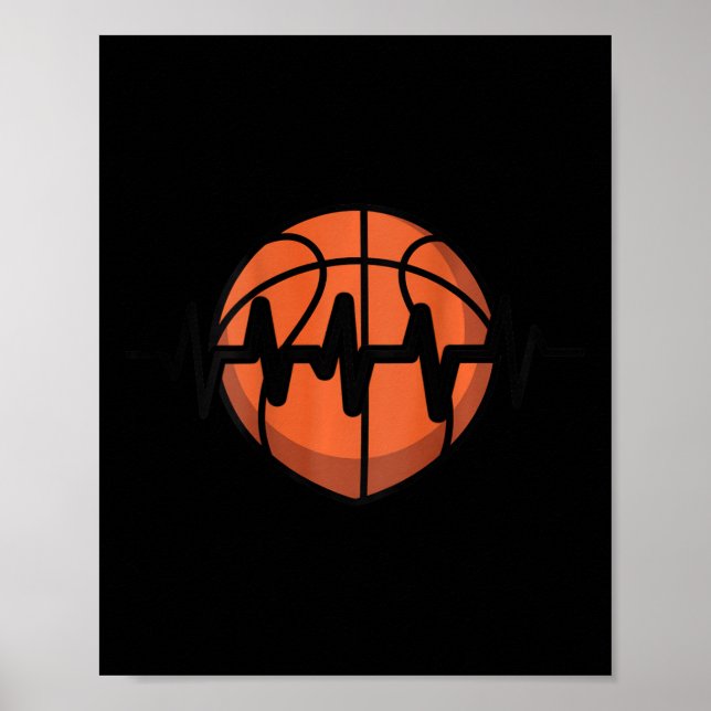 Sketll Heartbeat Pulse Design  Poster (Front)