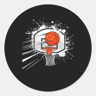 Sketll Hoop Classic Round Sticker